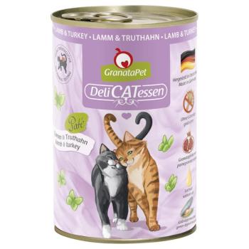 24x400g GranataPet DeliCatessen Bárány & pulyka nedves macskatáp kép