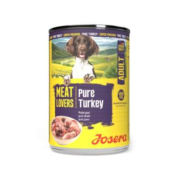 24x400g Josera Meatlovers Pure Pulyka nedves kutyatáp új design kép