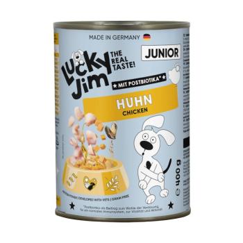 24x400g Lucky Jim Junior csirke nedves kutyatáp kép