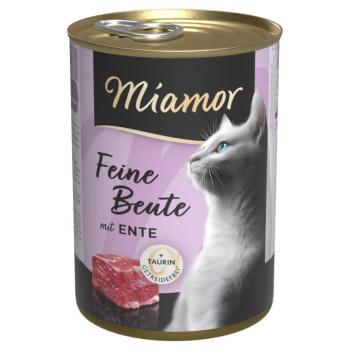 24x400g Miamor Feine Beute nedves macskatáp-kacsa kép
