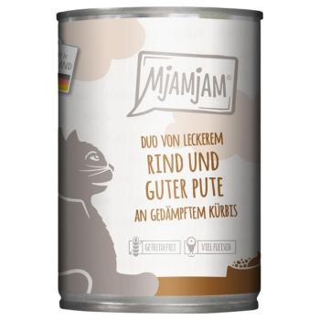 24x400g MjAMjAM Duo Marha & pulyka nedves macskatáp kép