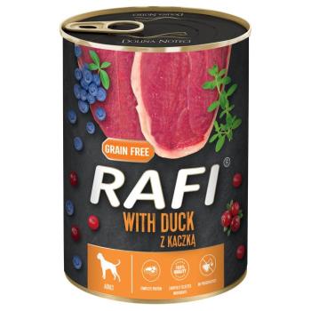 24x400g Rafi Adult Kacsa, fekete- & vörös áfonya nedves kutyatáp kép