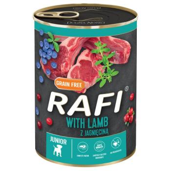 24x400g Rafi Junior Bárány, fekete- & vörös áfonya pástétom nedves kutyatáp kép