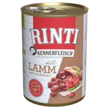 24x400g RINTI ínyenceknek Bárány nedves kutyaeledel kép