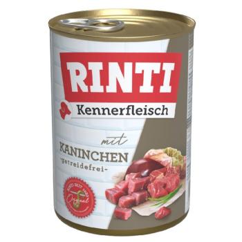 24x400g RINTI ínyenceknek nedves kutyatáp - Nyúl kép