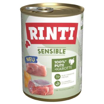 24x400g RINTI Sensible gazdaságos csomag medves kutyatáp - Pulyka & sárgarépa kép