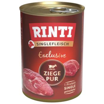 24x400g Rinti Singlefleisch nedves kutyatáp- Exclusive kecske pur