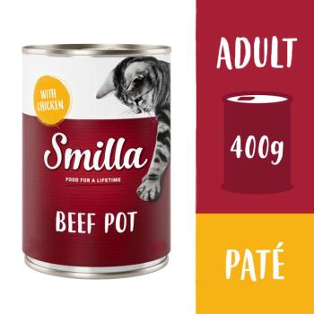 24x400g Smilla marha & csirke nedves macskatáp kép