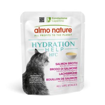 24x50g Almo Nature HFC Hydration Help Lazacleves & lazacfilé nedves macskatáp kép