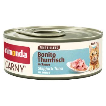 24x60g animonda Carny Adult Fine Fillets tonhal szószban nedves macskatáp kép