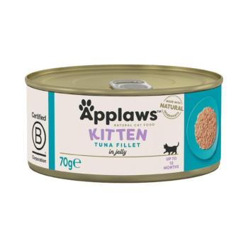 24x70g Applaws kitten: tonhal aszpikban nedves macskatáp kép