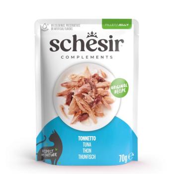 24x70g Schesir Complements Filet tonhal aszpikban étrend-kiegészítő eledel macskának kép