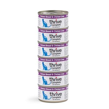 24x75g Thrive Complete nedves macskatáp - Csirkemell & máj kép