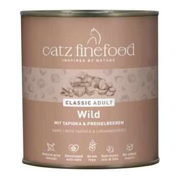 24x800g catz finefood Vad nedves macskatáp konzerv kép