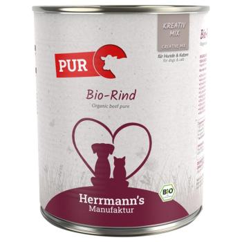 24x800g Hermann's Kreatix Mix Bio marha étrend-kiegészítő eledel kutyáknak kép
