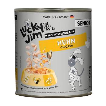 24x800g Lucky Jim Senior csirke nedves kutyatáp kép