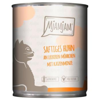 24x800g MjAMjAM Csirke & sárgarépa nedves macskatáp kép