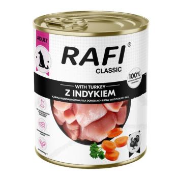 24x800g Rafi Dog Classic pulyka nedves kutyatápkiszerelésben kép