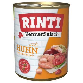 24x800g RINTI ínyenceknek nedves kutyatáp- Csirke kép