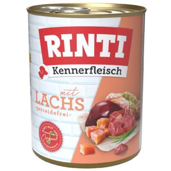 24x800g RINTI ínyenceknek nedves kutyatáp - Lazac kép