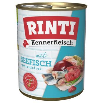 24x800g RINTI ínyenceknek nedves kutyatáp- Tengeri hal kép
