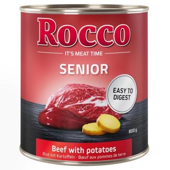 24x800g Rocco Senior Marha & burgonya nedves kutyatáp kép