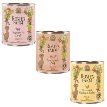 24x800g Rosie's Farm Adult nedves kutyatáp- Mix (csirke, marha, bárány) kép