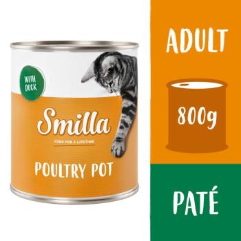 24x800g Smilla szárnyastál szárnyas & kacsa nedves macskatáp kép