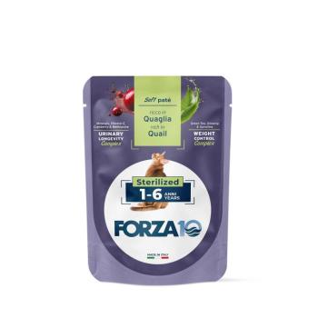 24x80g BOTANICAT FORZA10 Soft Paste Sterilized fürj nedves macskatáp kép