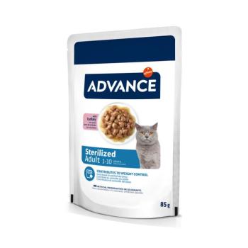 24x85g Advance Feline Sterilized pulyka nedves macskatáp kép