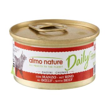 24x85g Almo Nature Daily Menu marhafalatok nedves macskatáp kép