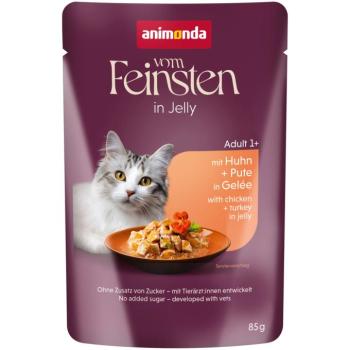 24x85g animonda vom Feinsten Adult Raffinesse csirke & pulyka aszpikban nedves macskatáp kép