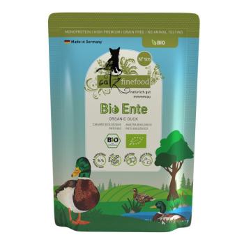 24x85g catz finefood bio No.505 bio kacsa nedves macskaeledel kép