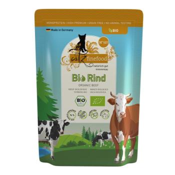 24x85g catz finefood bio No.507 bio marha nedves macskaeledel kép