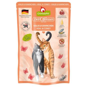 24x85g Granatapet DeliCatessen borsjú & nyúl nedves macskatáp kép