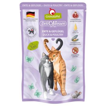 24x85g Granatapet DeliCatessen kacsa & szárnyas nedves macskatáp kép