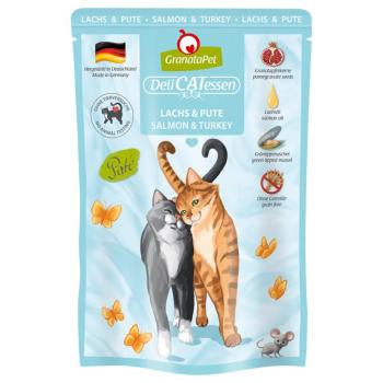 24x85g Granatapet DeliCatessen lazac & pulyka nedves macskatáp kép