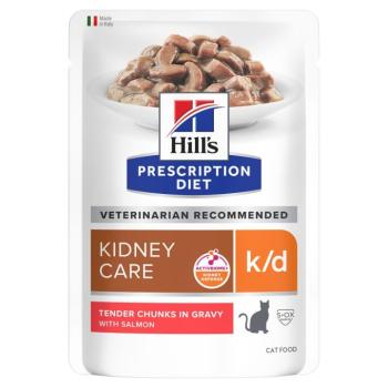 24x85g Hill's Prescription Diet k/d Kidney Care macskatáp-lazac kép