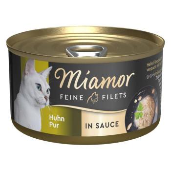 24x85g Miamor Feine Filets szószban Csirke pur nedves macskatáp kép