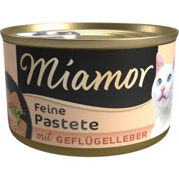24x85g Miamor pástétom szárnyas & máj nedves macskatáp kép