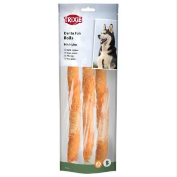 250g Trixie Denta Fun Rolls csirke rágótekercs kutyáknak, 3xkb. 28cm kép