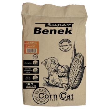 25l Super Benek Corn Cat Natural csomósodó macskaalom kép