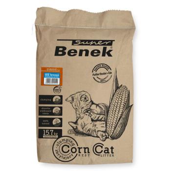 25l (kb. 15,7kg) Super Benek Corn Cat tengeri szellő csomósodó macskaalom kép
