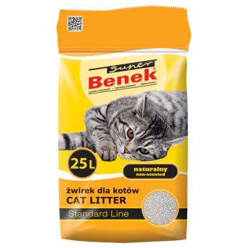 25l(kb.20kg) Super Benek Natural csomósodó macskaalom kép