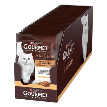 26x85g Gourmet A la Carte pulyka & zöldség nedves macskatáp kép