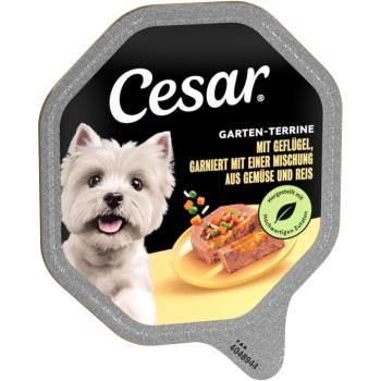 28x150g Cesar szárnyas, zöldség & rizs nedves kutyatáp