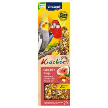2db 180g Vitakraft kréker mandula & füge nagy papagájoknak madársnack kép