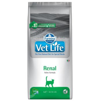 2kg Farmina Vet Life Renal Renal Feline száraz macskaeledel kép
