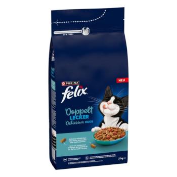 2kg Felix Duplán finom lazac & tengeri hal száraz macskatáp kép