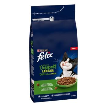 2kg Felix Inhome Duplán finom csirke & pulyka száraz macskatáp kép